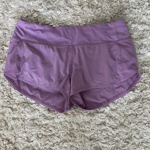 speed up lululemon shorts purple